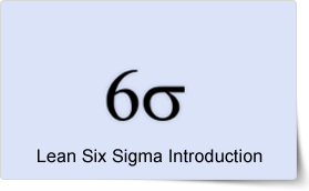 Lean Six Sigma Introduction - 3hours