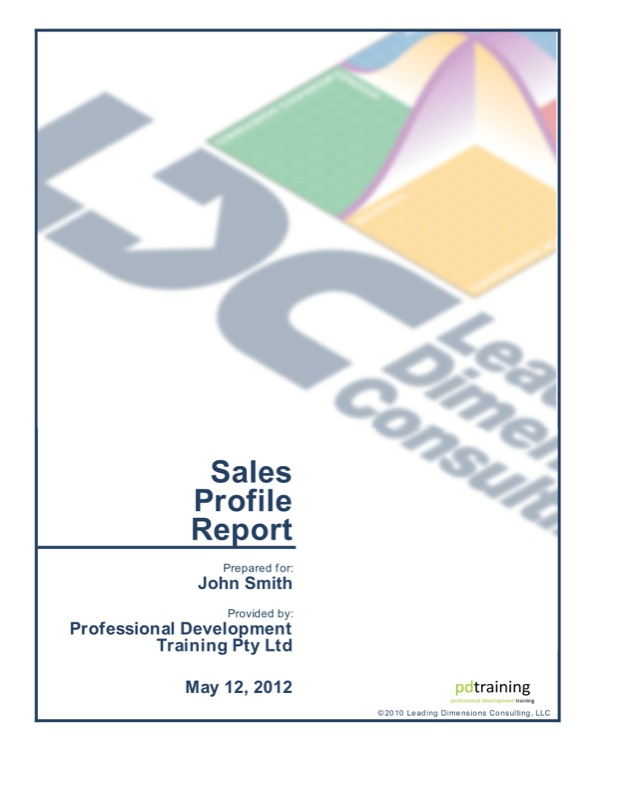 Sales Profile Report