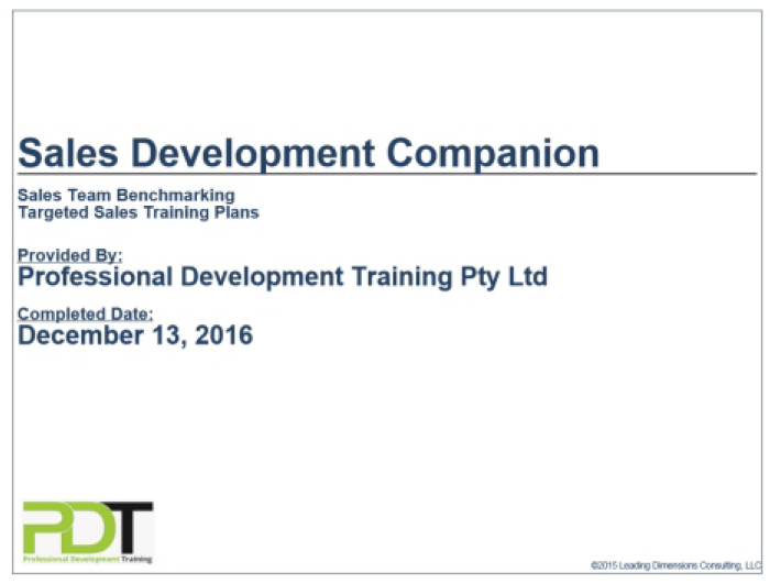 Sales Development Companion