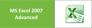 MS Excel 2007 Advanced Training Course from pdtraining in Canberra, Melbourne